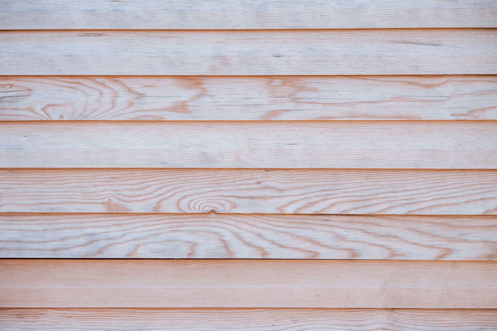 Close view of light wood lap boards